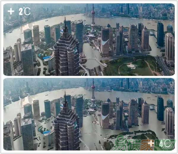 全球氣溫再升2度和4度會(huì)是怎么樣？